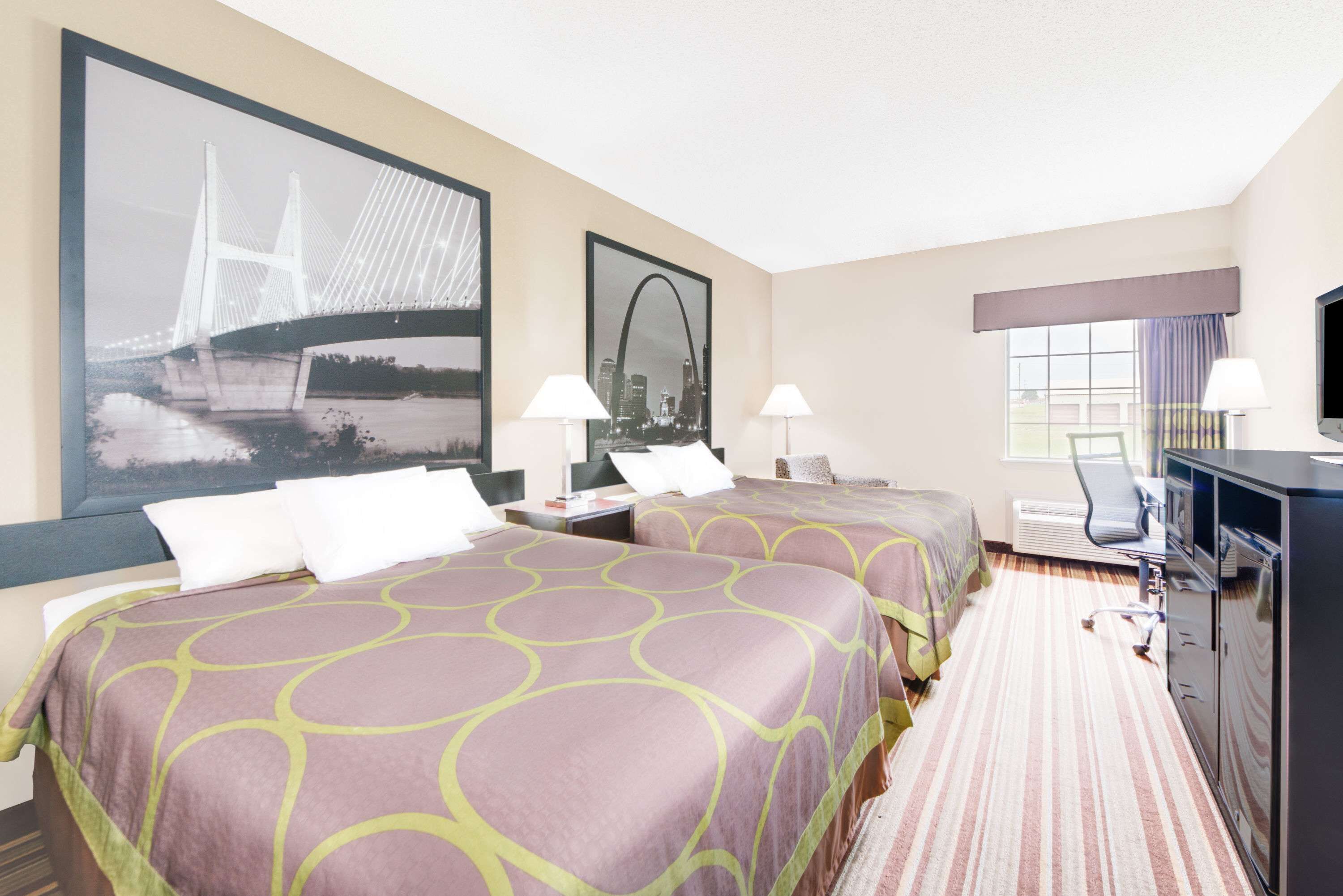 room, 2 queen beds, non smoking | desk, blackout curtains, iron/ironing board, free cots/infant beds