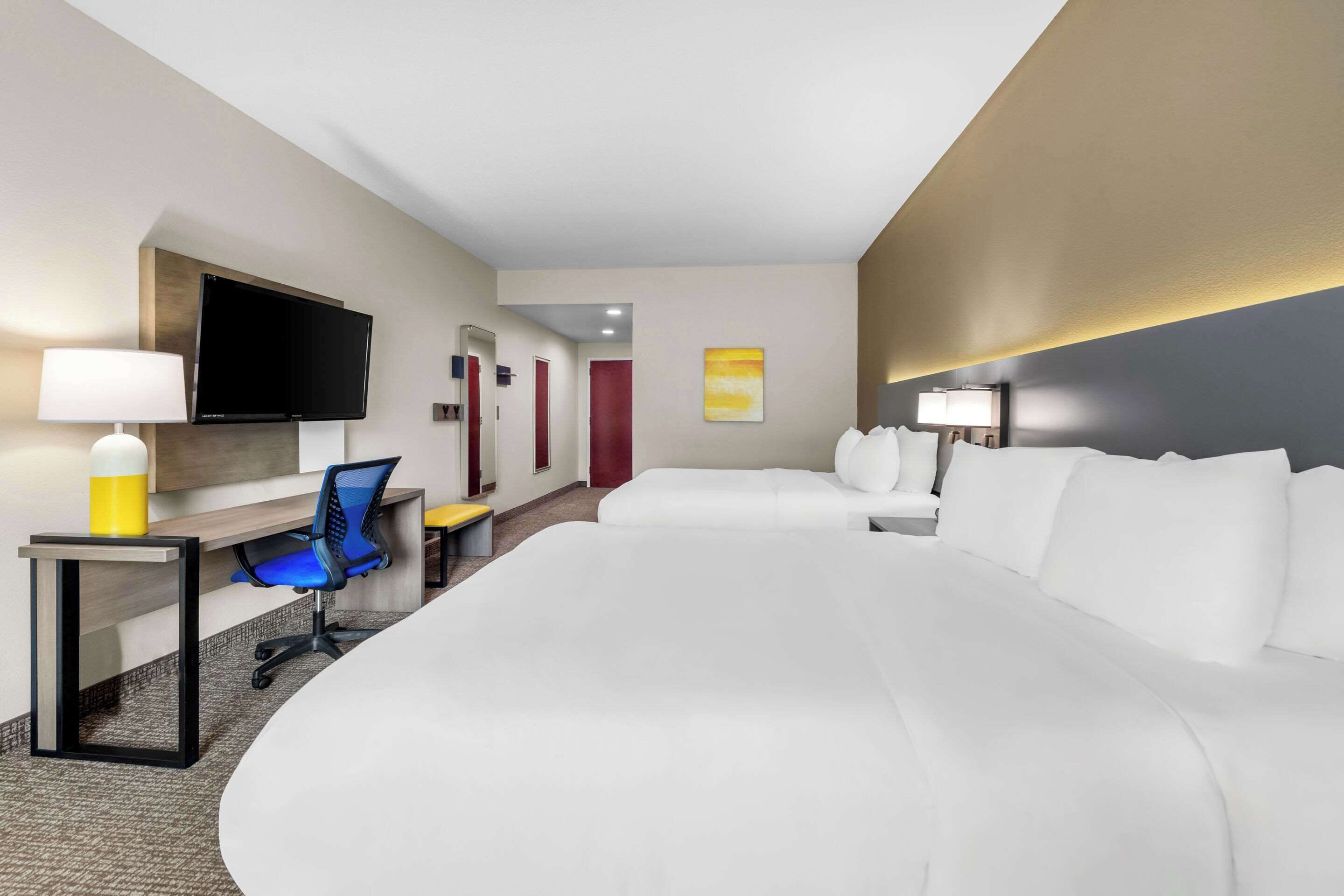 room, 2 queen beds, accessible, non smoking | premium bedding, down duvets, blackout curtains, iron/ironing board