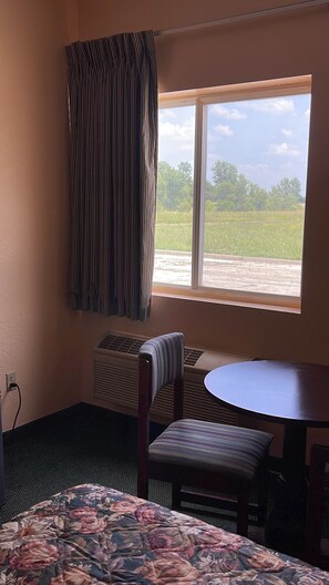 Standard Room, 2 Double Beds | In-room safe, desk, laptop workspace, blackout drapes