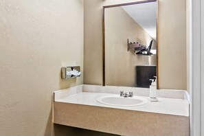 Room, 2 Double Beds, Non Smoking | Bathroom