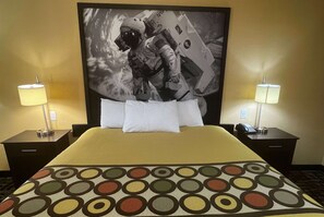 Premium bedding, desk, iron/ironing board, rollaway beds