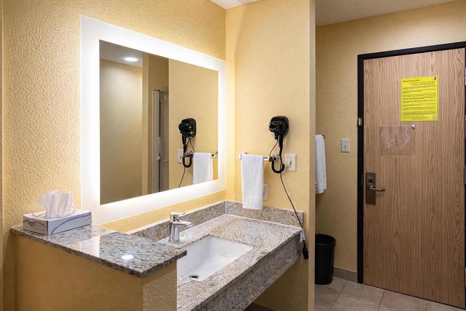 Hair dryer, towels