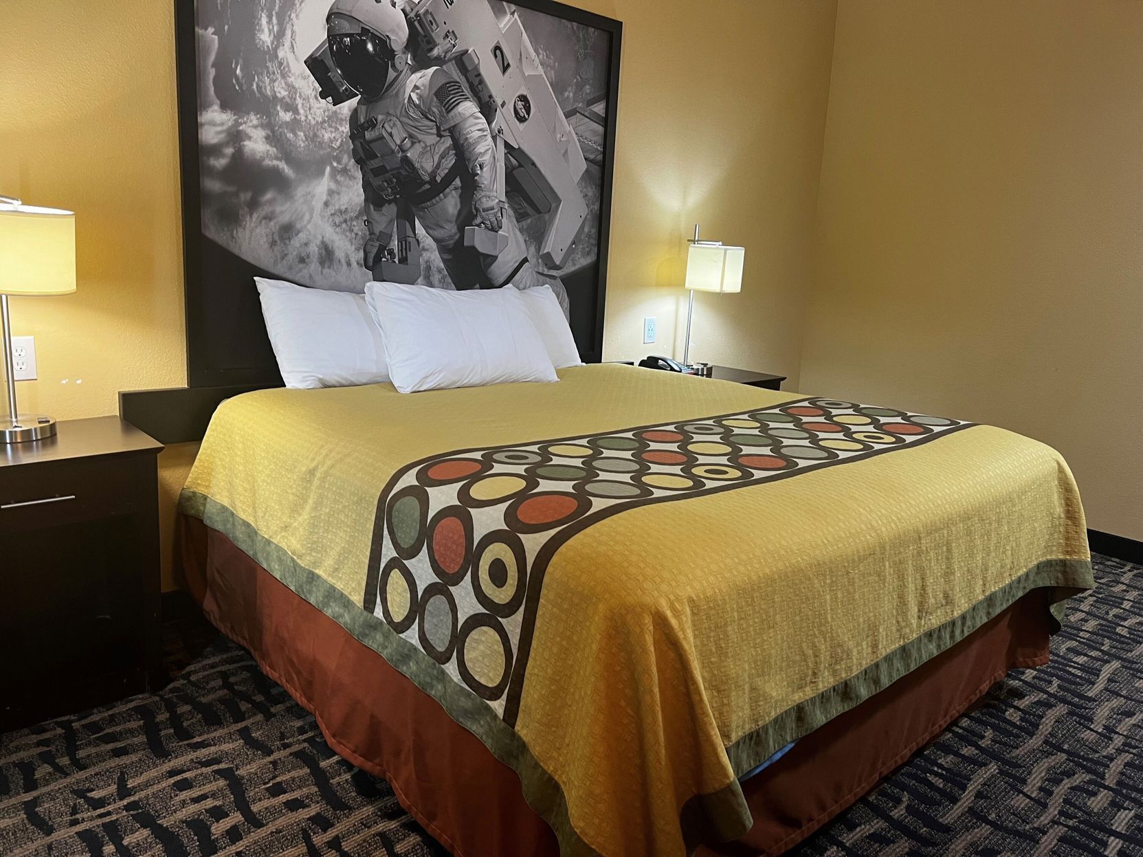 Premium bedding, desk, iron/ironing board, rollaway beds