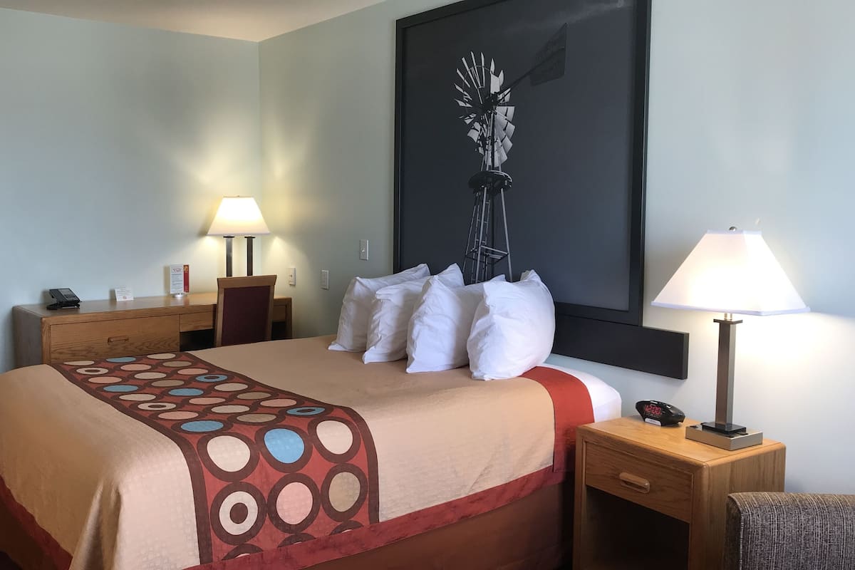 In-room safe, desk, laptop workspace, iron/ironing board