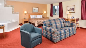 Suite, 1 King Bed, Non Smoking, Jetted Tub | In-room safe, desk, iron/ironing board, rollaway beds
