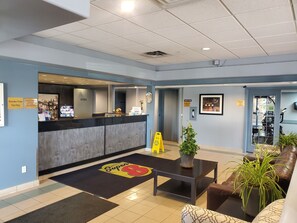 Sala de estar en el lobby