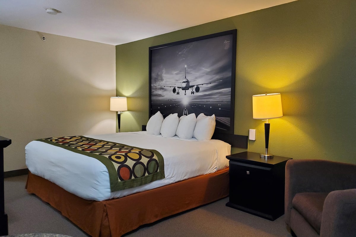 desk, blackout curtains, iron/ironing board, free cots/infant beds