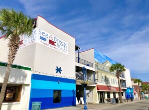 Façade de l’hébergement