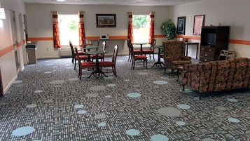 Sala de estar en el lobby