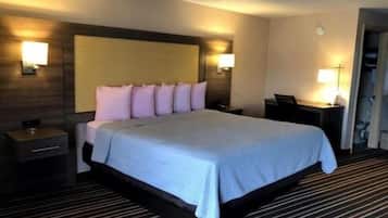 Premium bedding, down comforters, WiFi (free), bed sheets