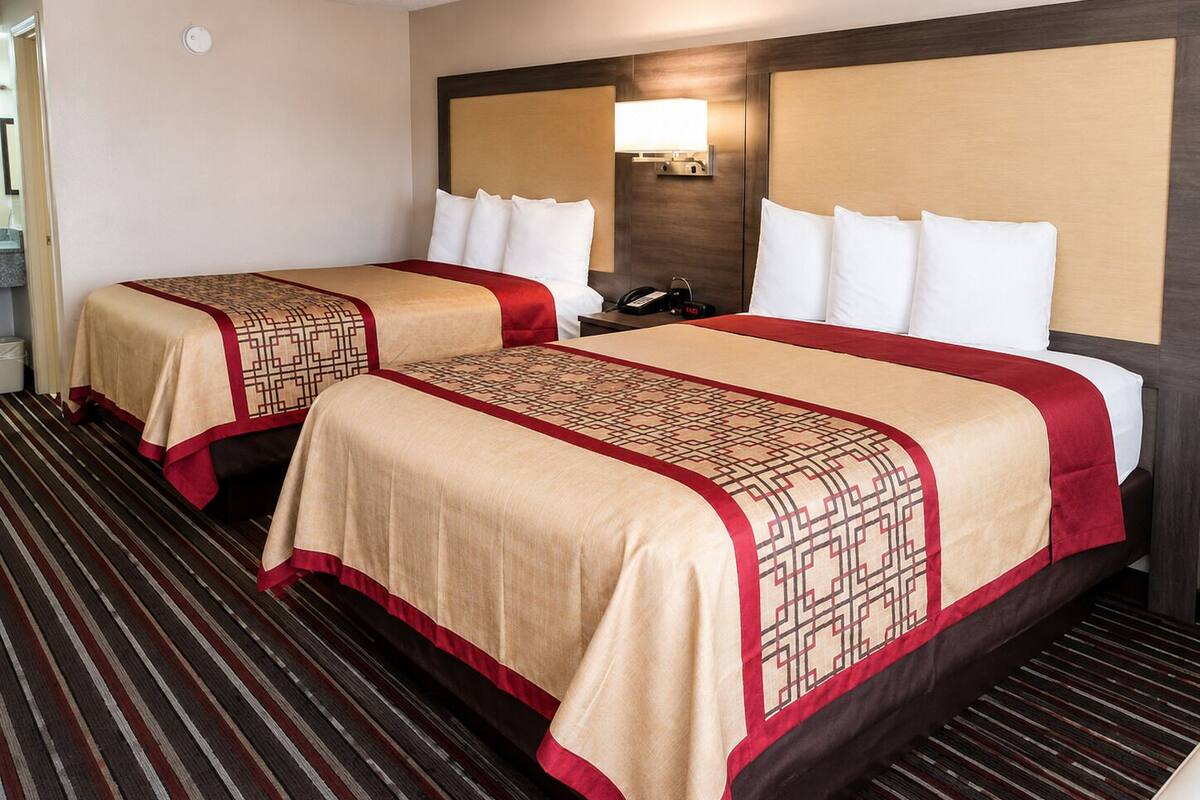 Classic Room, 2 Queen Beds, Non Smoking | Premium bedding, down comforters, WiFi (free), bed sheets