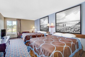 Standardzimmer, 2 Queen-Betten | Schreibtisch, schallisolierte Zimmer, Bügeleisen/Bügelbrett