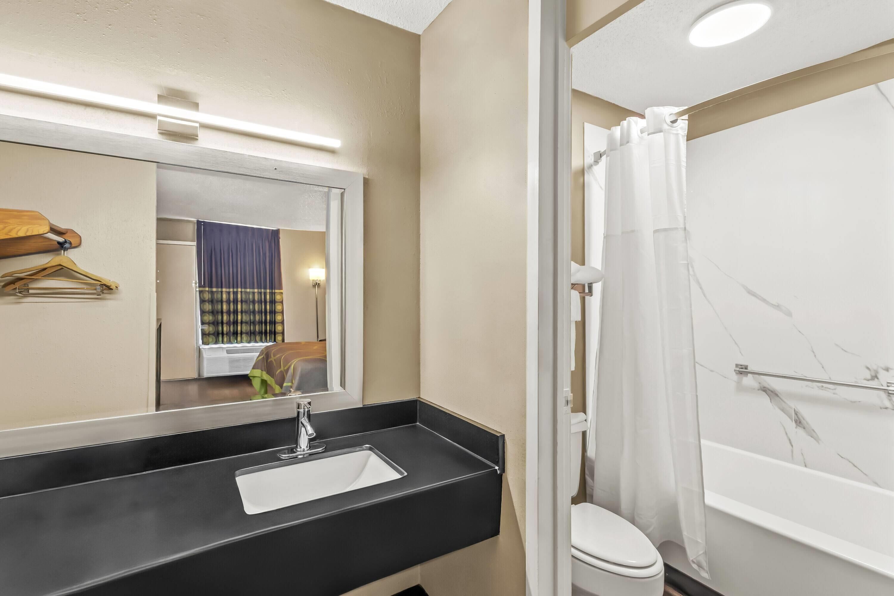 Hair dryer, towels
