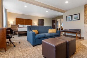 In-room safe, desk, laptop workspace, iron/ironing board