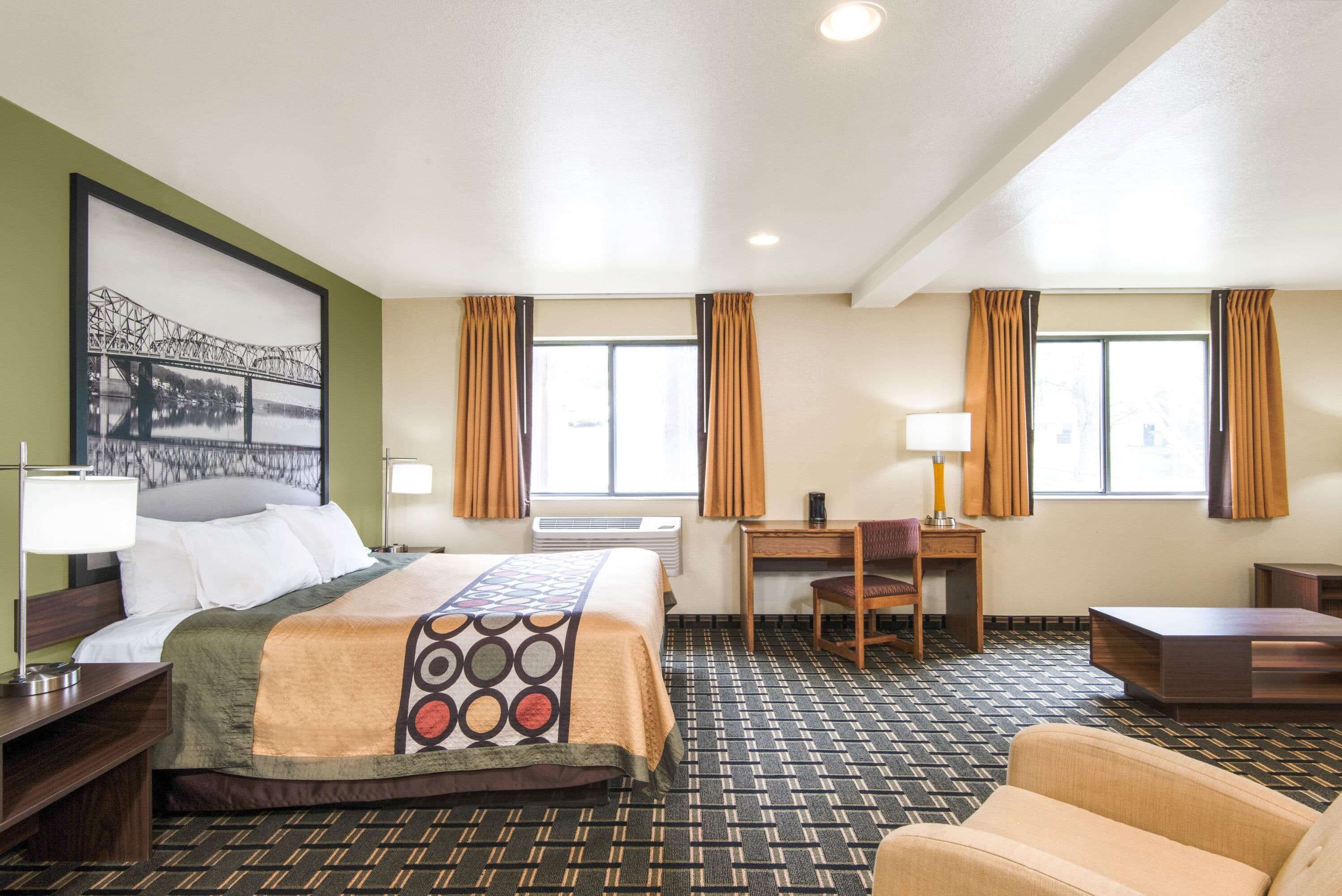 Bureau, lits bébé (gratuits), Wi-Fi gratuit, draps fournis