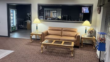 Sittområde i lobbyn