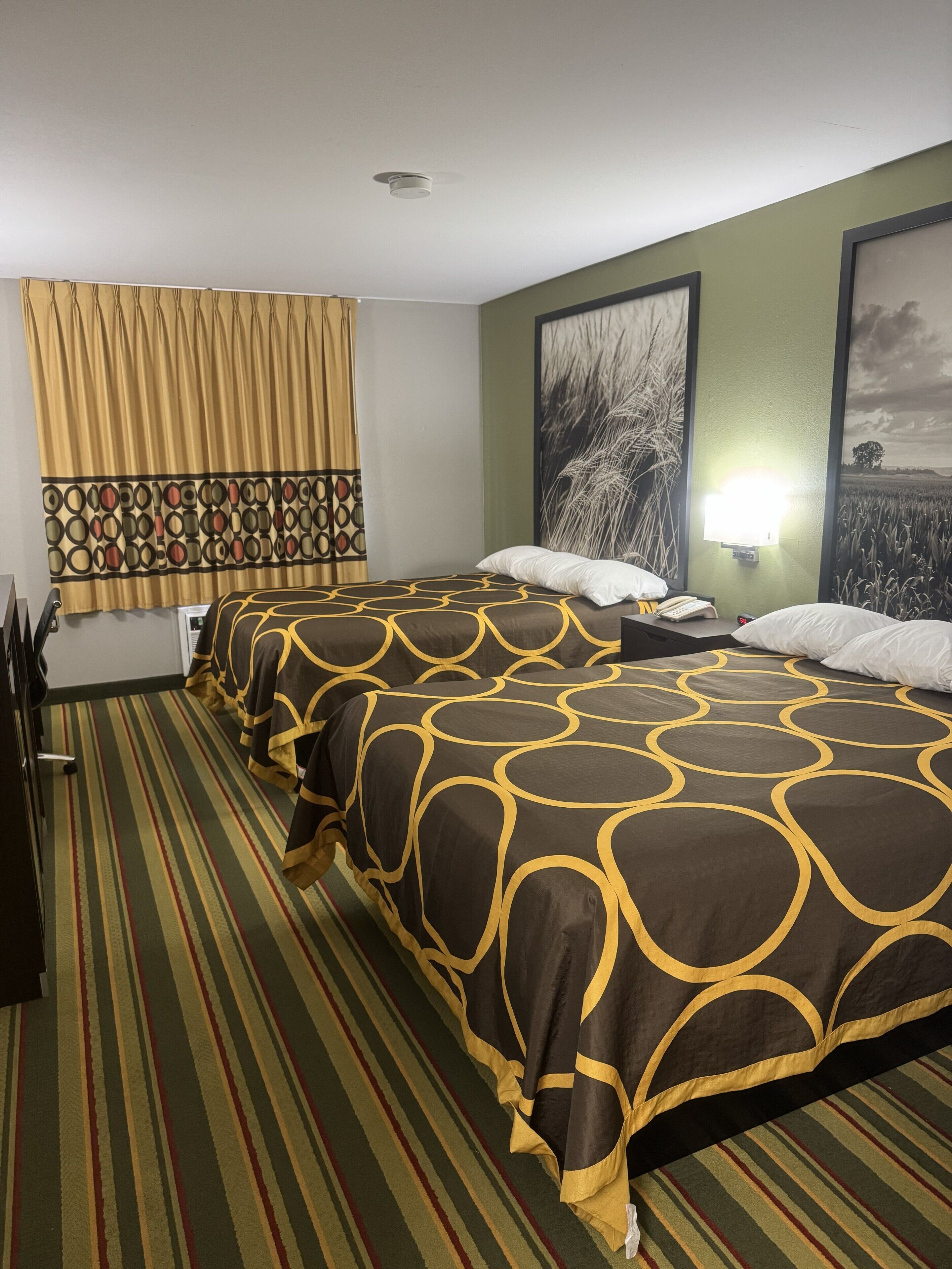 Habitación estándar, 2 camas Queen size | Escritorio, cortinas blackout y tabla de planchar con plancha 