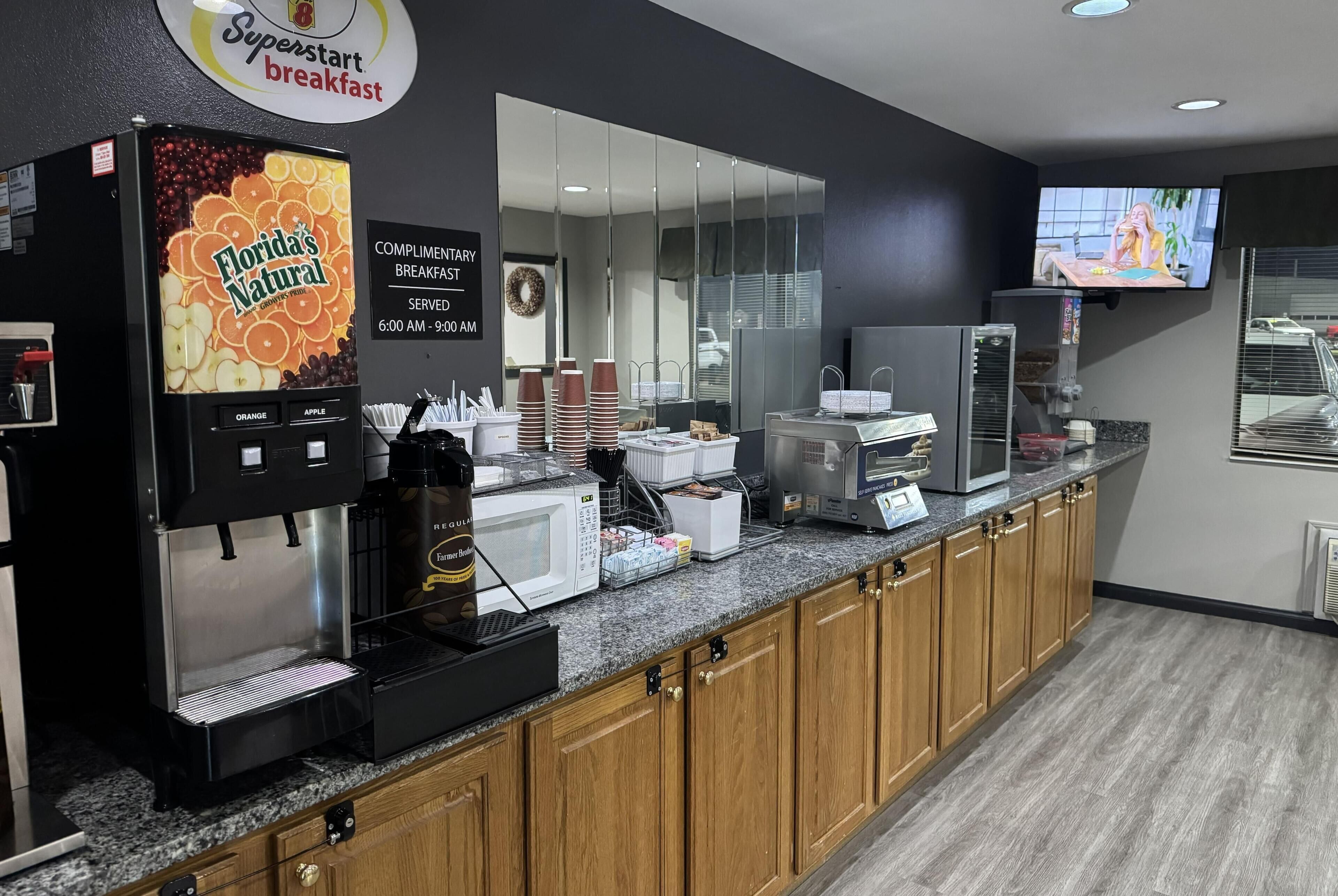 Desayuno continental incluido todos los días 