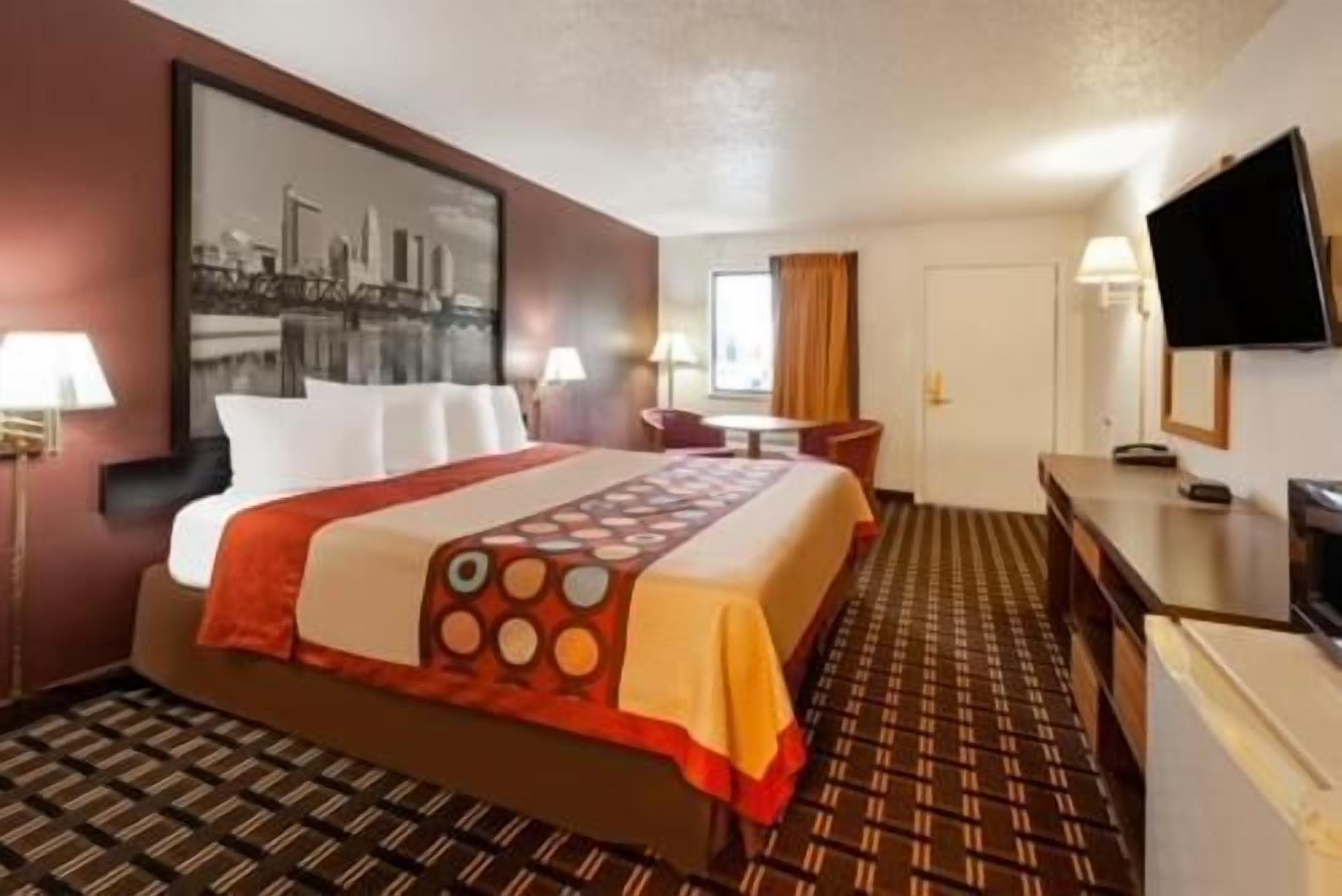 In-room safe, desk, laptop workspace, blackout drapes