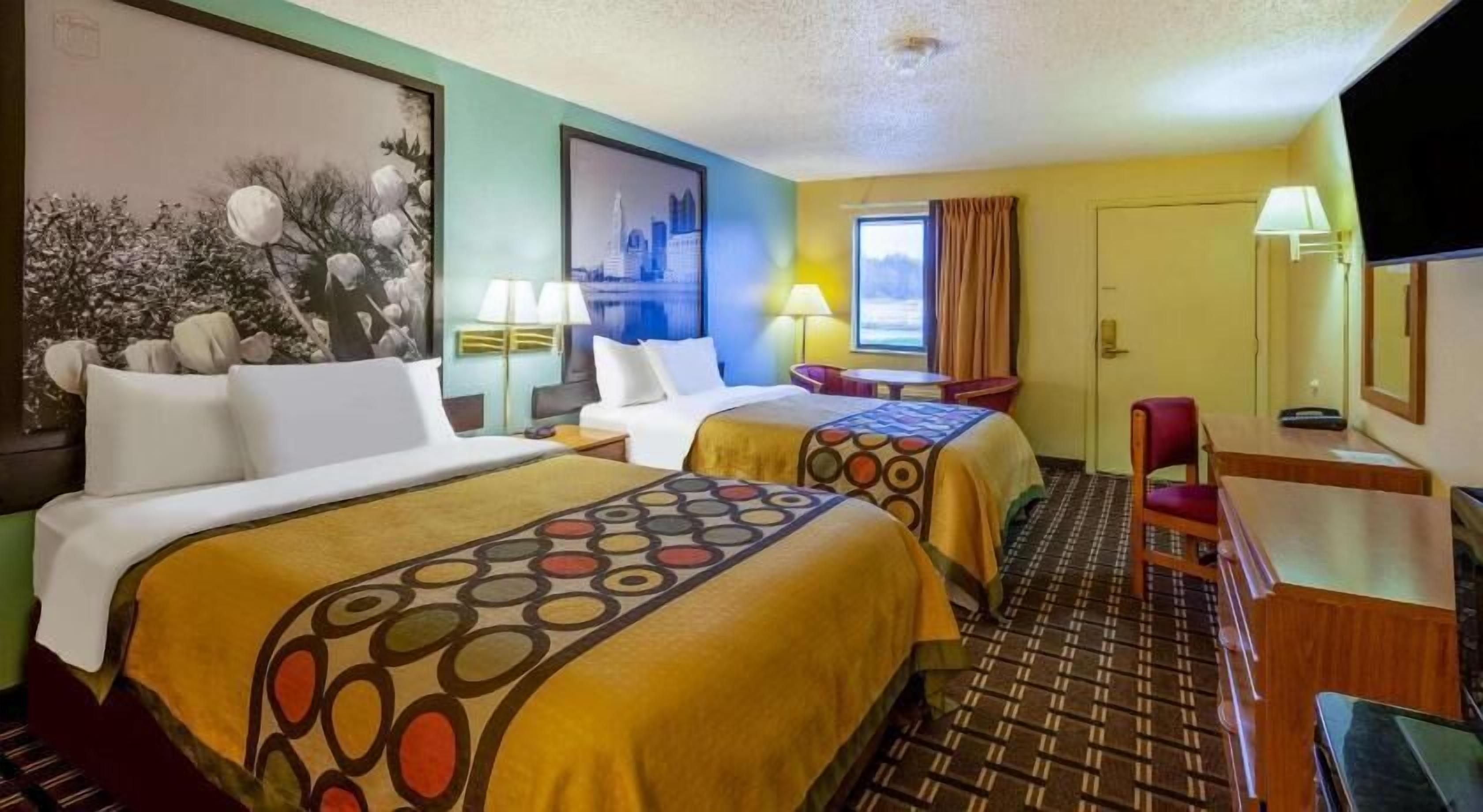 In-room safe, desk, laptop workspace, blackout drapes