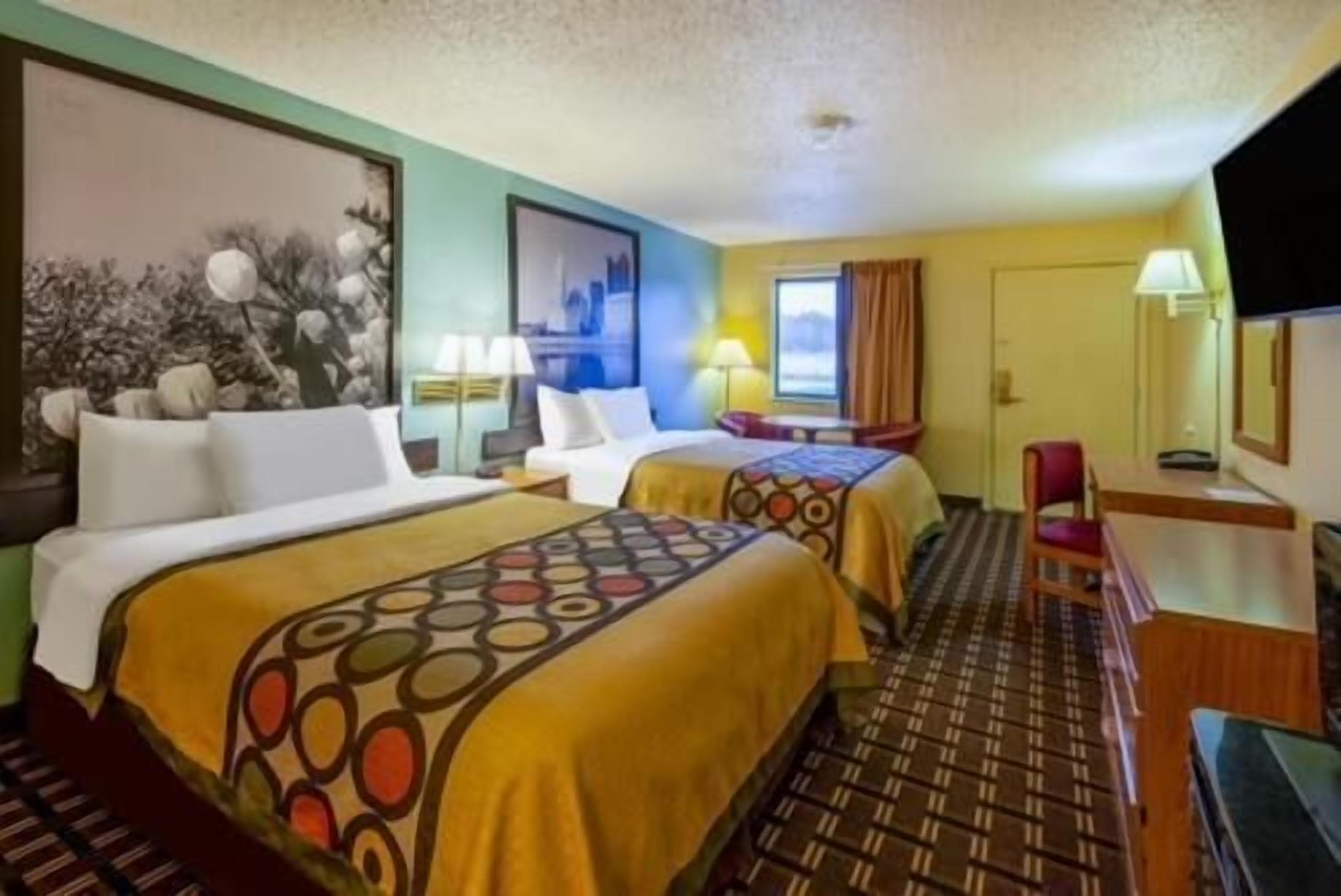 In-room safe, desk, laptop workspace, blackout drapes