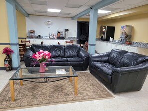 Lobby sitting area