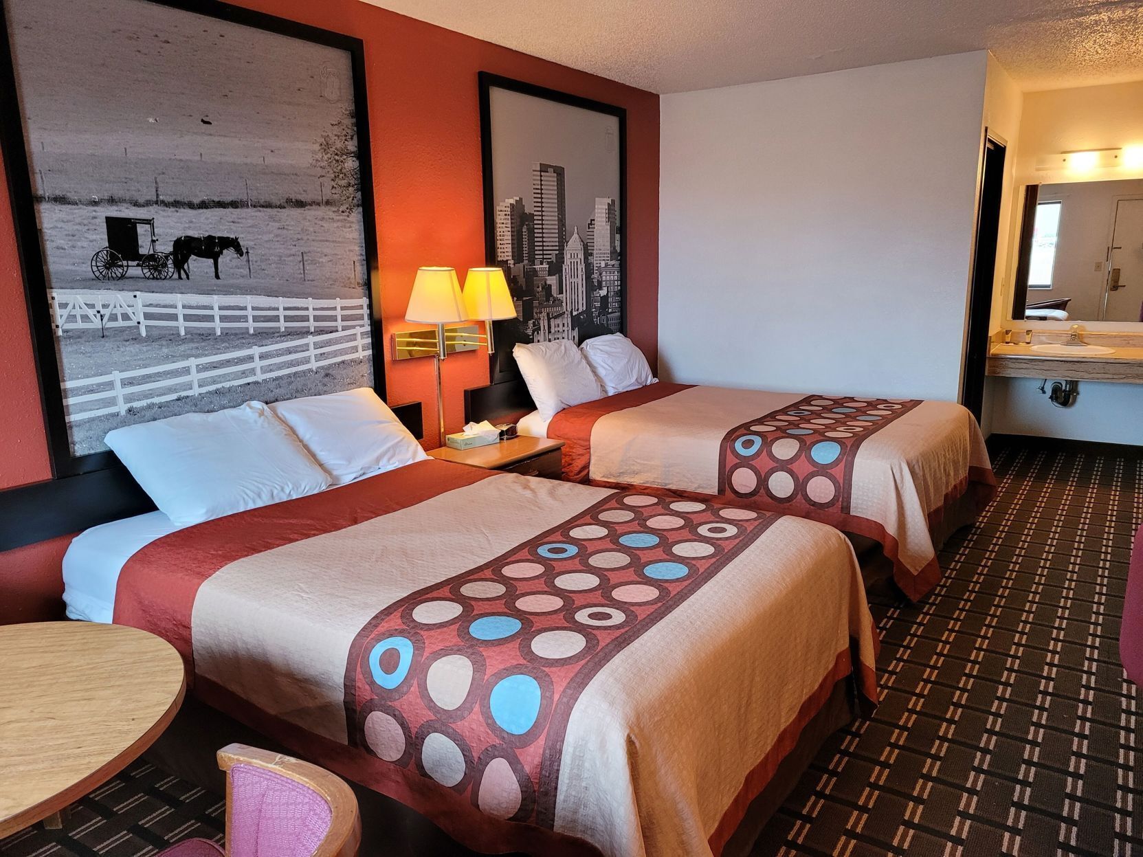 In-room safe, desk, laptop workspace, blackout drapes