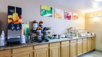 Free daily continental breakfast