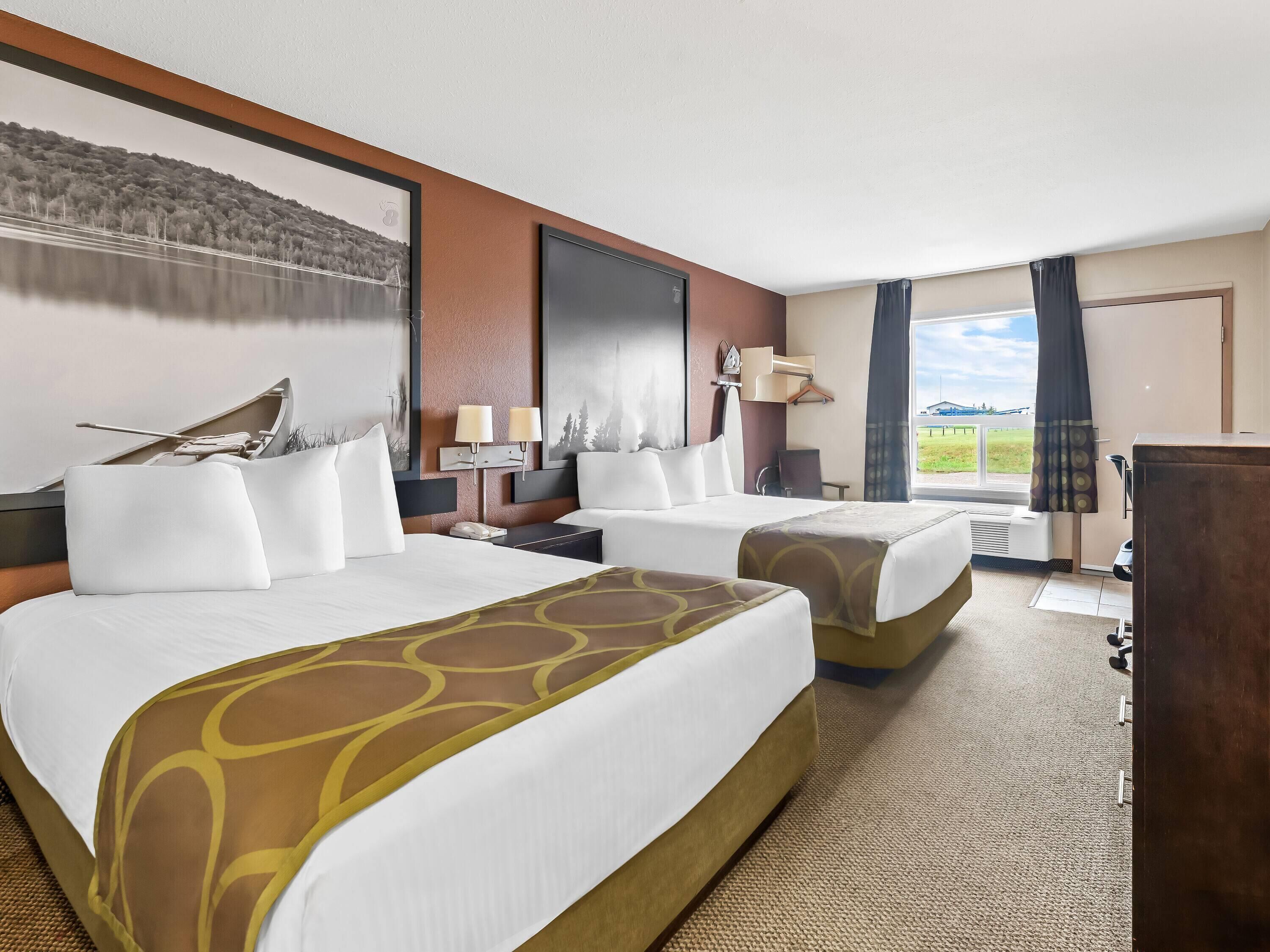 Free WiFi, bed sheets, alarm clocks