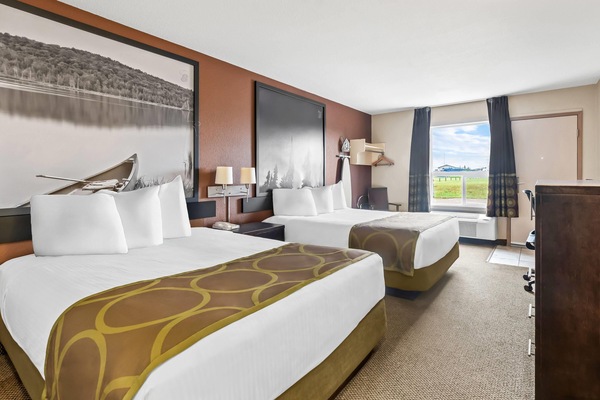 Desk, free WiFi, bed sheets, alarm clocks