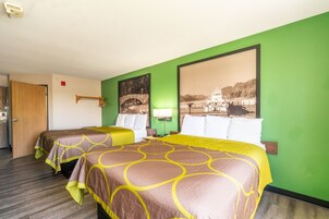 Room, 2 Queen Beds, Non Smoking (Non-Smoking) | In-room safe, desk, soundproofing, iron/ironing board