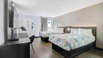 Individually decorated, individually furnished, desk, blackout drapes