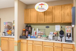 Petit déjeuner à emporter compris tous les jours