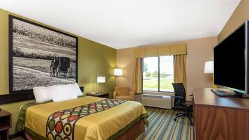 Desk, iron/ironing board, cribs/infant beds, rollaway beds