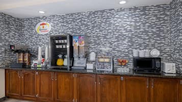 Free daily on-the-go breakfast