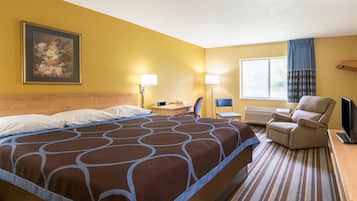 In-room safe, desk, blackout drapes, free cribs/infant beds