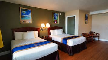 In-room safe, free WiFi, alarm clocks