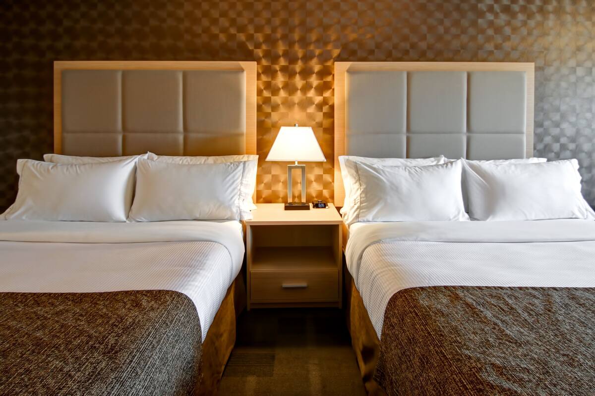 desk, laptop workspace, blackout curtains, soundproofing