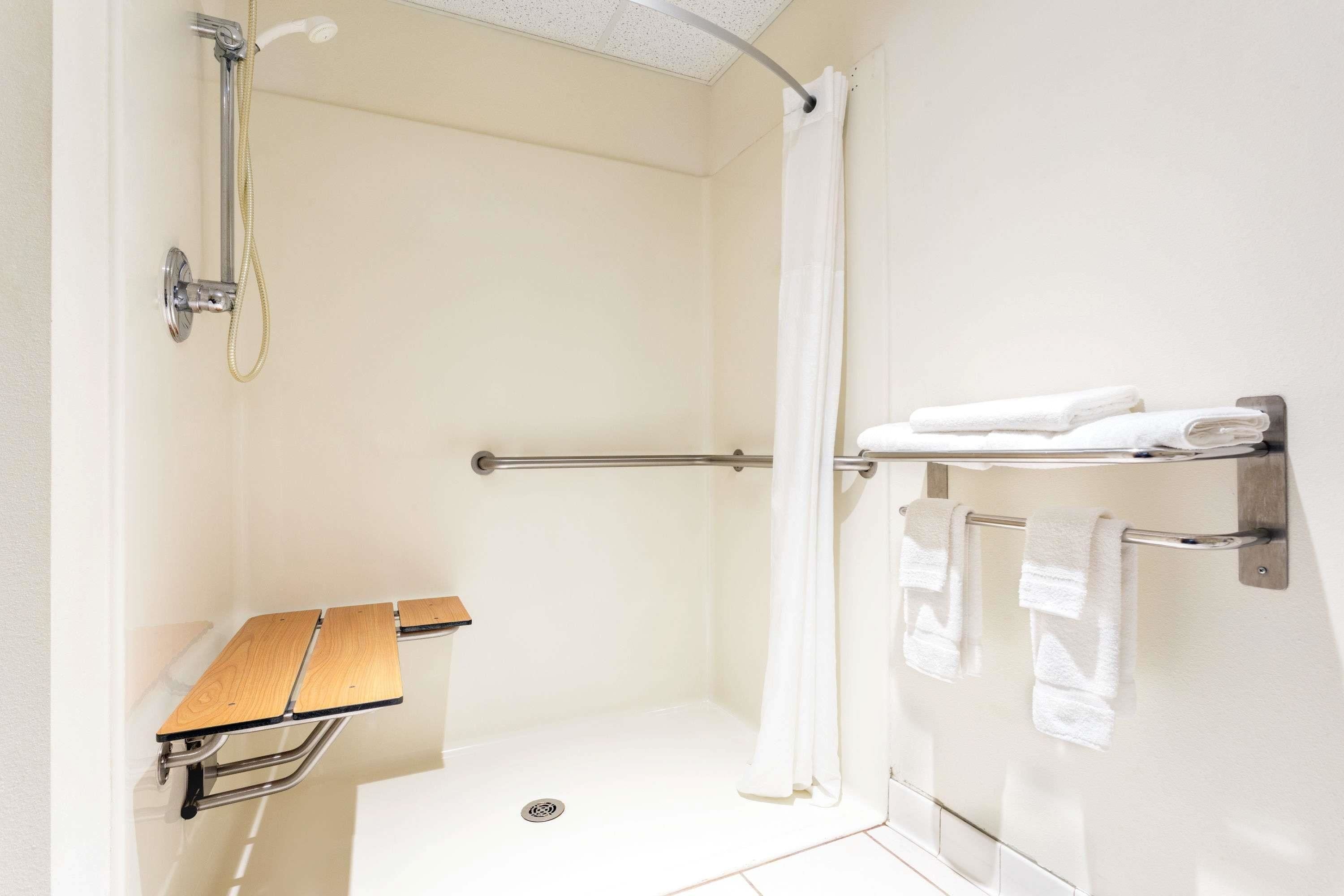 room, 1 double bed, accessible, non smoking | bathroom shower