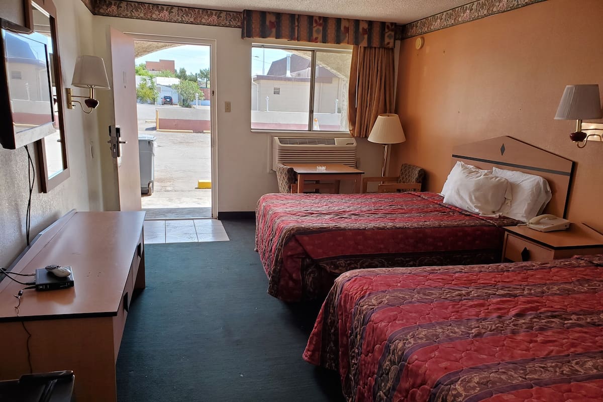 Basic Room, 2 Queen Beds | 1 bedroom, free WiFi, bed sheets