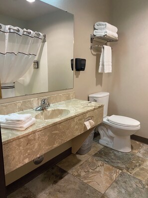 Chambre Deluxe, 1 très grand lit, bain à remous | Salle de bain