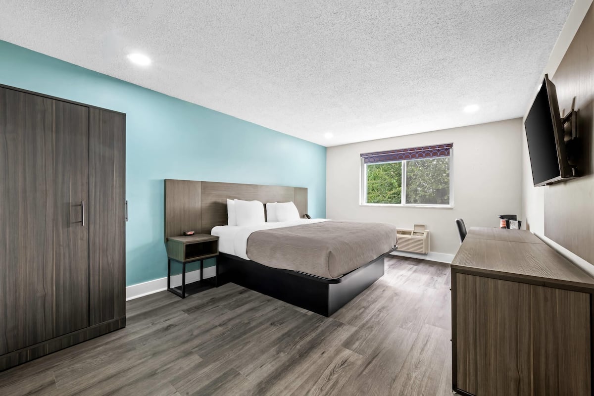 Standard Room, 1 King Bed, Non Smoking | Desk, laptop workspace, cribs (free), rollaway beds (surcharge)