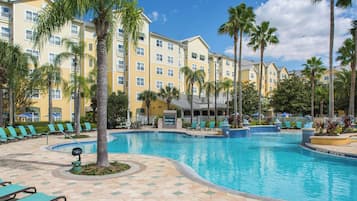 Studio, Multiple Beds, Non Smoking, Pool View (Full Kitchen) | View from room