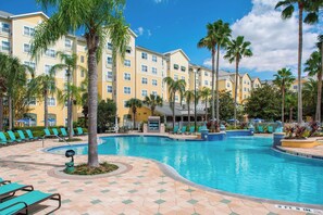 Studio, Multiple Beds, Non Smoking, Pool View (Full Kitchen) | Pool | Outdoor pool, open 10:00 AM to 8:30 PM, pool umbrellas, sun loungers