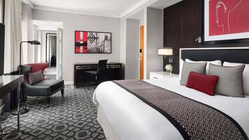 Premium bedding, down duvets, pillow-top beds, minibar