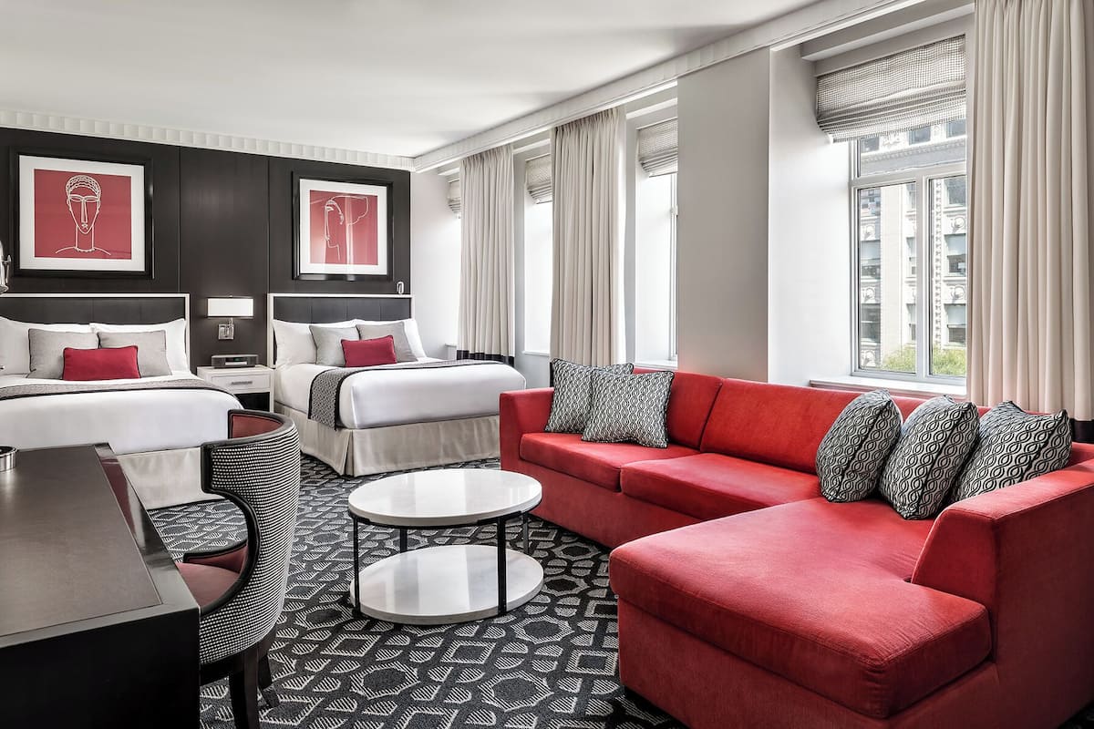 Luxury Room, 2 Double Beds | Premium bedding, down comforters, pillowtop beds, minibar