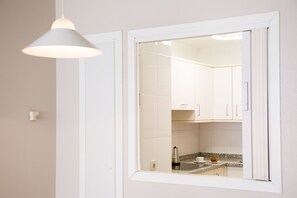 Fridge, microwave, coffee/tea maker