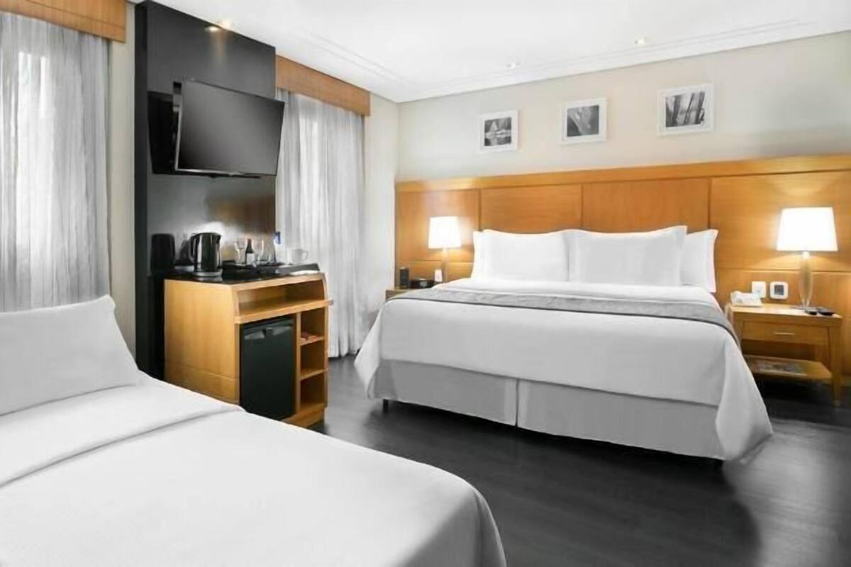 Premium bedding, free WiFi, bed sheets