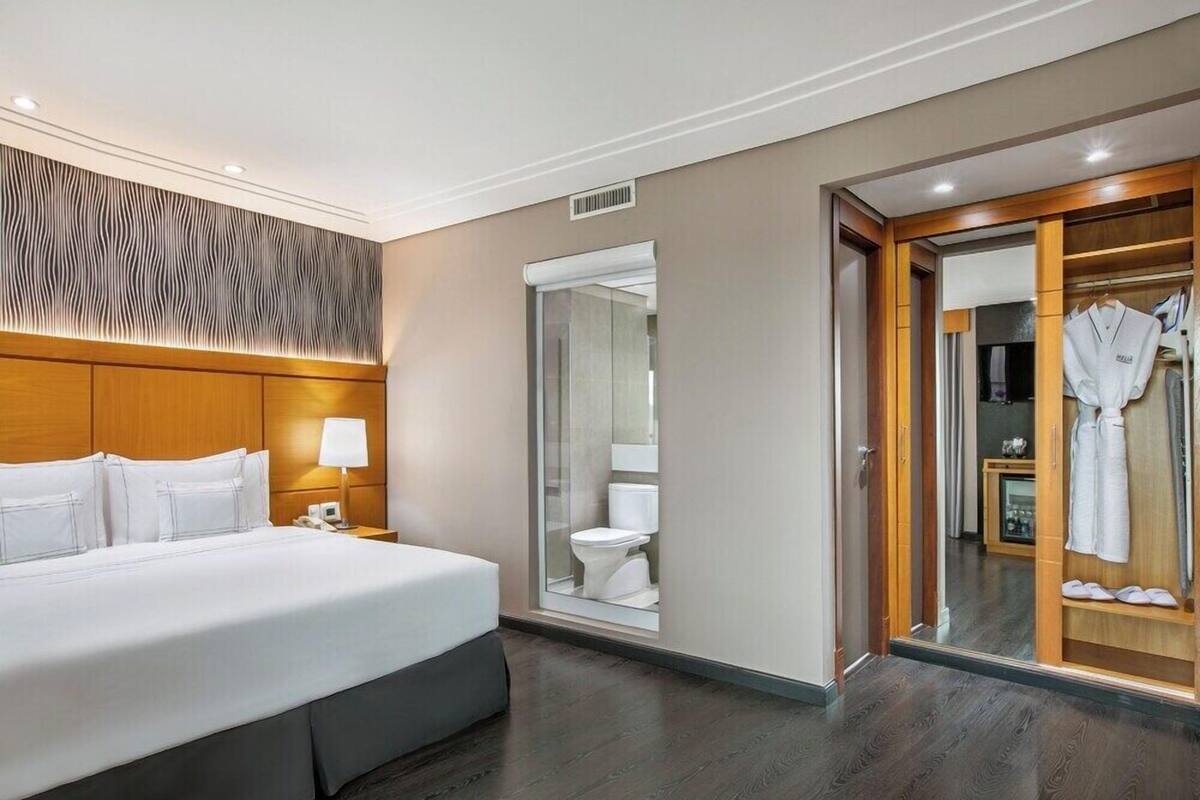 Ropa de cama de alta calidad, wifi gratis y ropa de cama