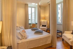 Exclusive-Doppelzimmer, Whirlpool | Allergikerbettwaren, Minibar, Zimmersafe, individuell dekoriert